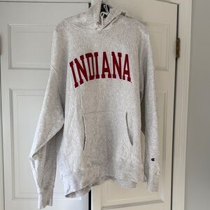 Champion Indiana Light Gray Hoodie